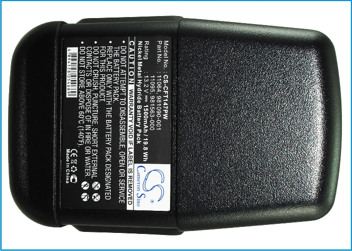 Replacement Battery for Craftsman 11147 27493, 315.224530 – 1500mAh