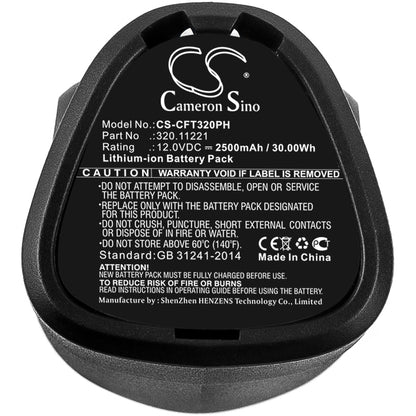Replacement Battery for Craftsman Nextec – Power Tool – 2500mAh / 12V - image 3