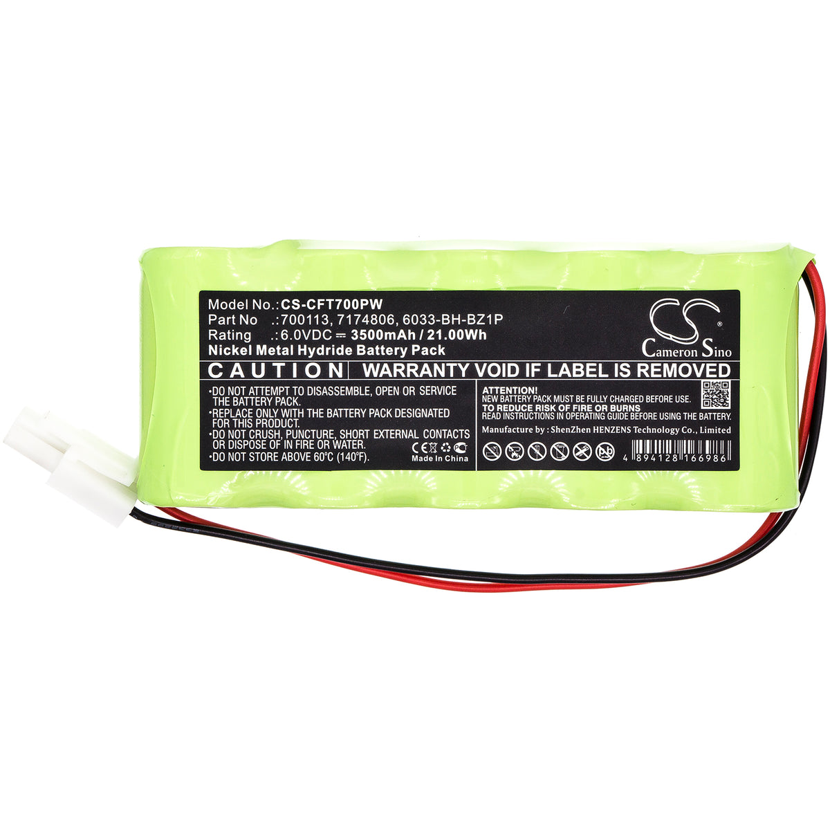 Replacement Battery for Craftsman 240.74801 – Power Tool – 3500mAh / 6V