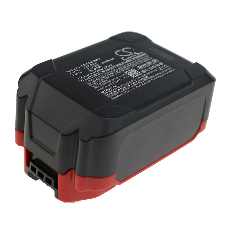 Replacement Battery for Craftsman  16GA Straight Finish Nailer – Power Tools – 4000mAh / 80.00Wh / 20.0V