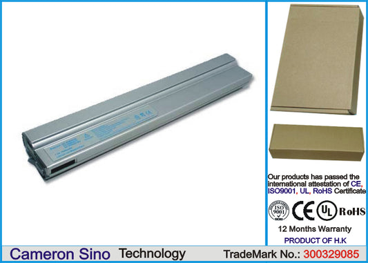 Replacement Battery for Panasonic CF-W2 – Notebook, Laptop – 6600mAh / 7.4V - image 1