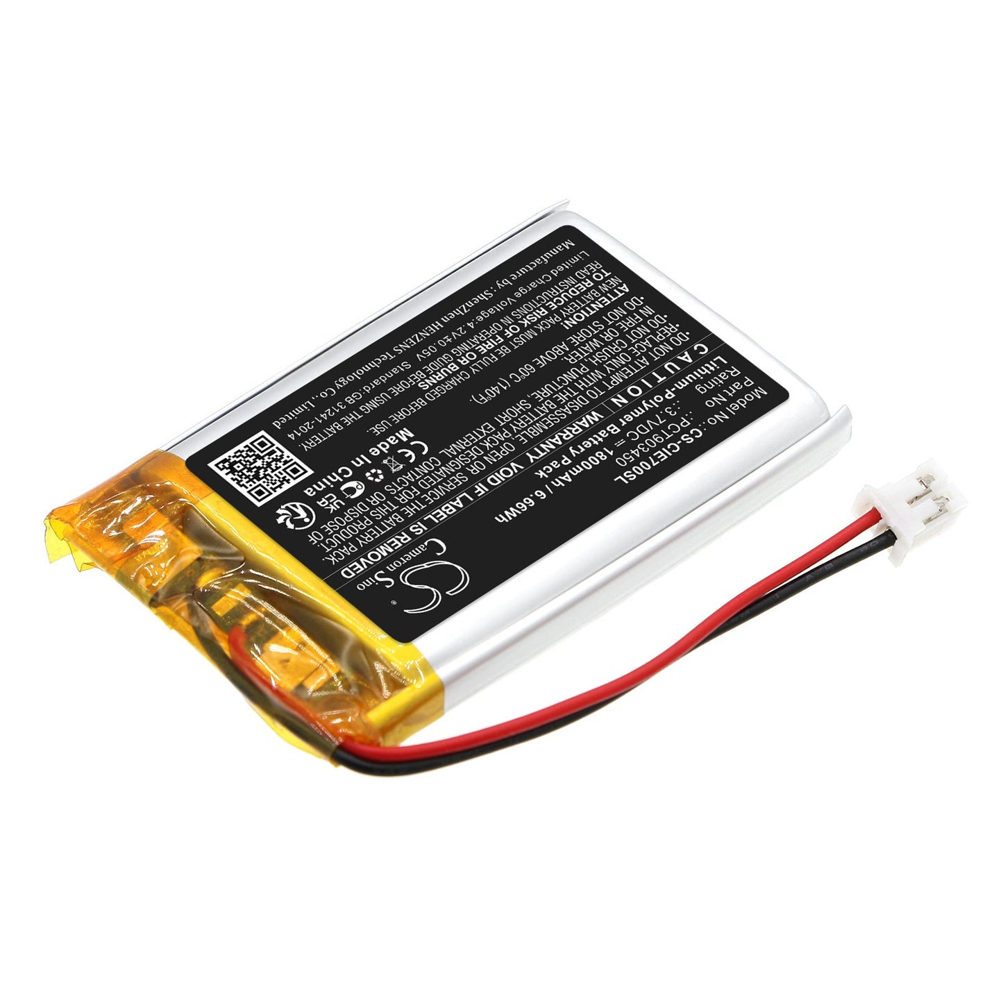 Replacement Battery for Coinsound  E7 – Wireless Headset – 1800mAh / 6.66Wh / 3.7V