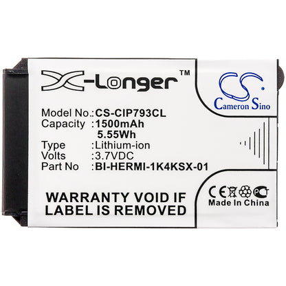 Replacement Battery for Cisco 7925G – Cordless Phone – 1500mAh / 3.7V