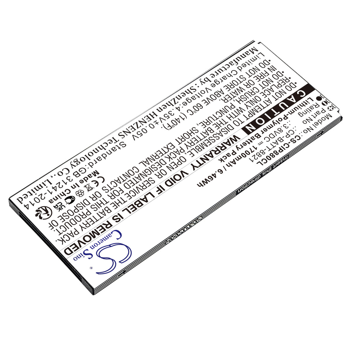 Replacement Battery for Cisco 8800 – Cordless Phone – 1700mAh / 3.8V