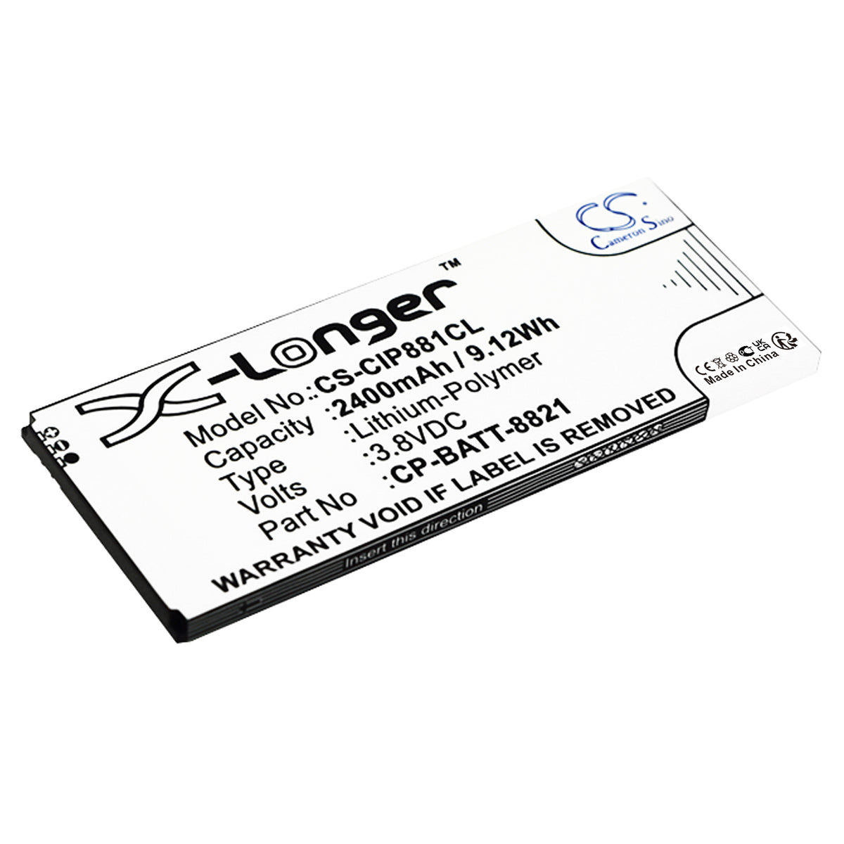 Replacement Battery for Cisco 8800 – Cordless Phone – 2400mAh / 3.8V