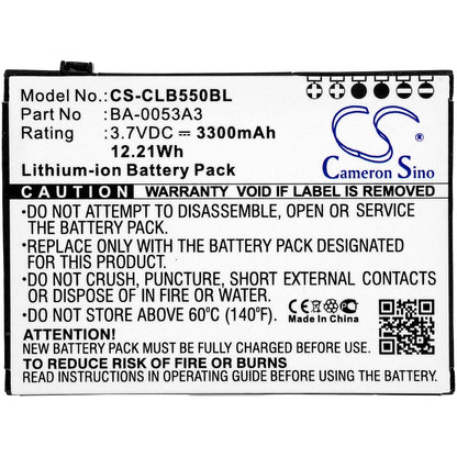 Replacement Battery for CipherLab CP55 – Barcode Scanner – 3300mAh / 3.7V