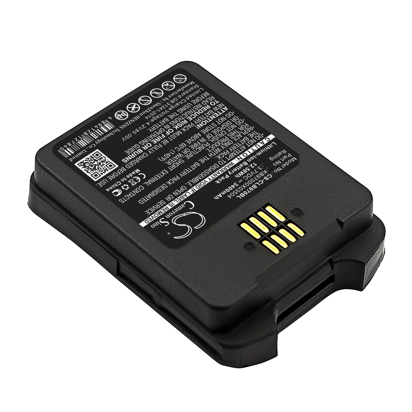 Replacement Battery for CipherLab 9700 – Barcode Scanner – 3400mAh / 3.7V - image 2