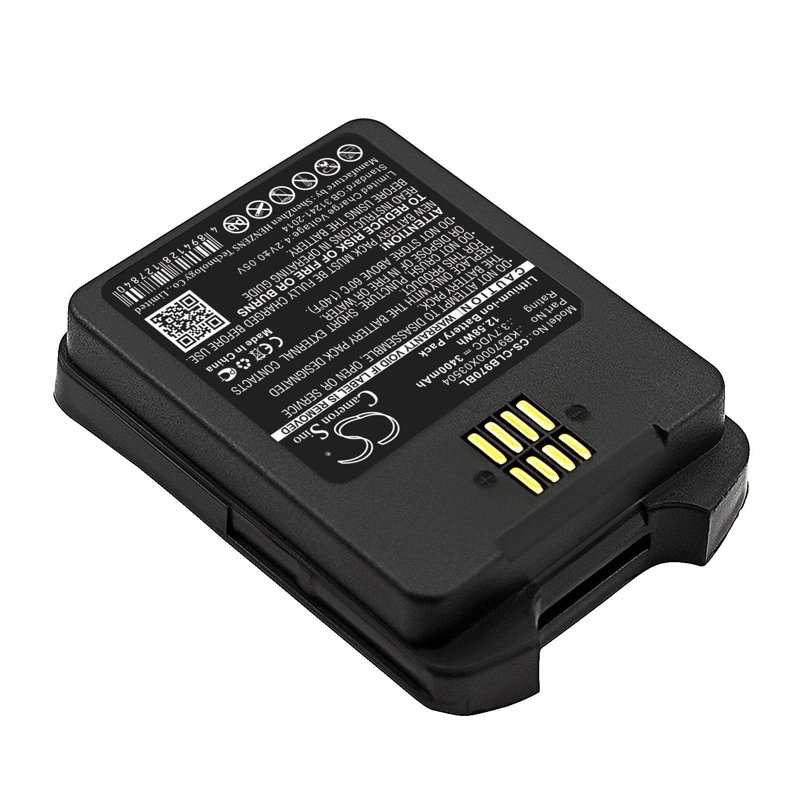 Replacement Battery for CipherLab 9700 – Barcode Scanner – 3400mAh / 3.7V - image 2