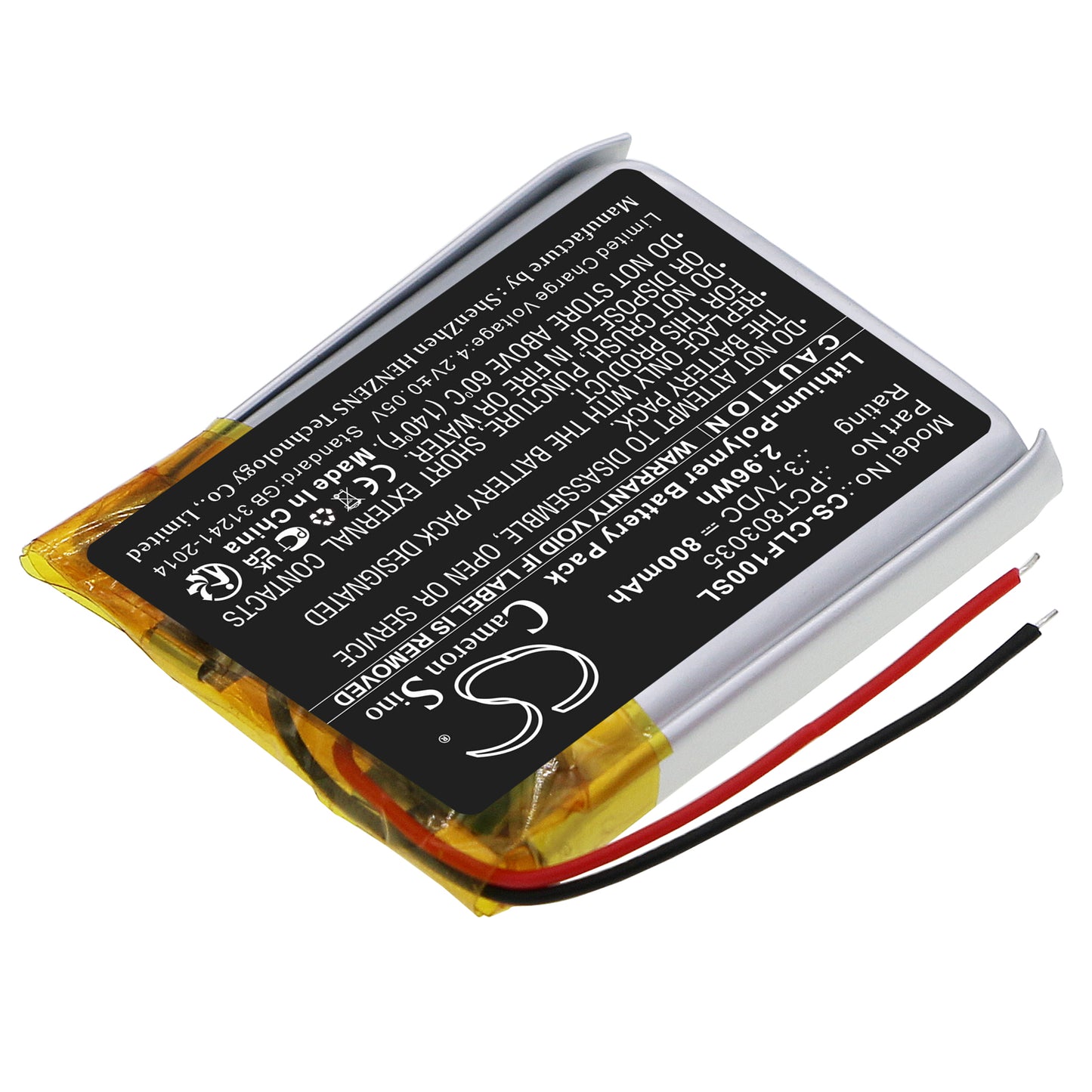 Replacement Battery for Cleer Flow – Wireless Headset – 800mAh / 3.7V - image 2