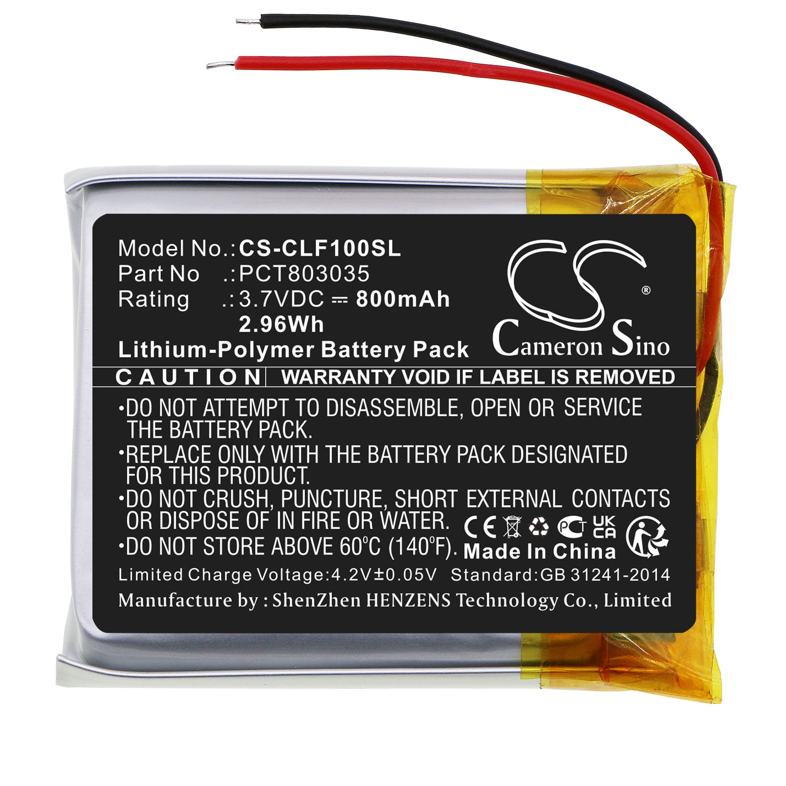 Replacement Battery for Cleer Flow – Wireless Headset – 800mAh / 3.7V - image 3