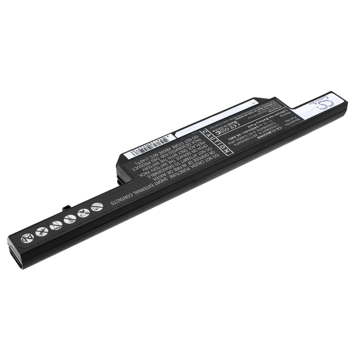 Replacement Battery for Clevo  240CU – Notebook, Laptop – 4400mAh / 48.84Wh / 11.1V