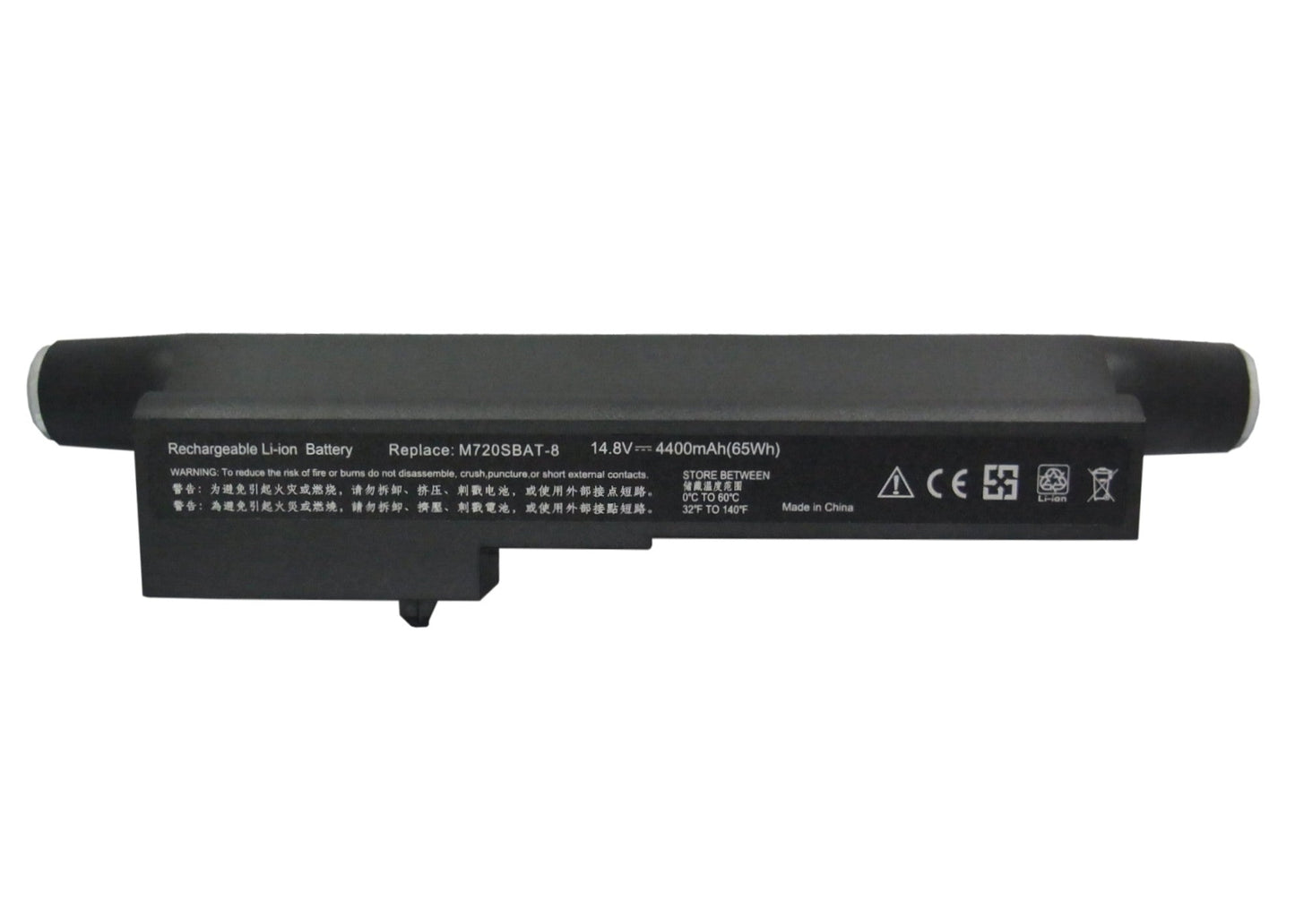 Replacement Battery for CLEVO  M72 – Notebook, Laptop – 4400mAh / 65.12Wh / 14.8V