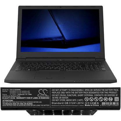 Replacement Battery for Clevo N350DV – Notebook, Laptop – 5200mAh / 11.1V - image 4