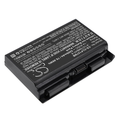 Replacement Battery for Sager  NP8250 – Notebook, Laptop – 5200mAh / 76.96Wh / 14.8V
