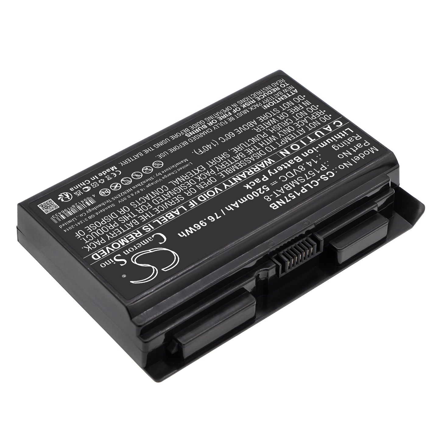 Replacement Battery for Terrans force  X611 – Notebook, Laptop – 5200mAh / 76.96Wh / 14.8V