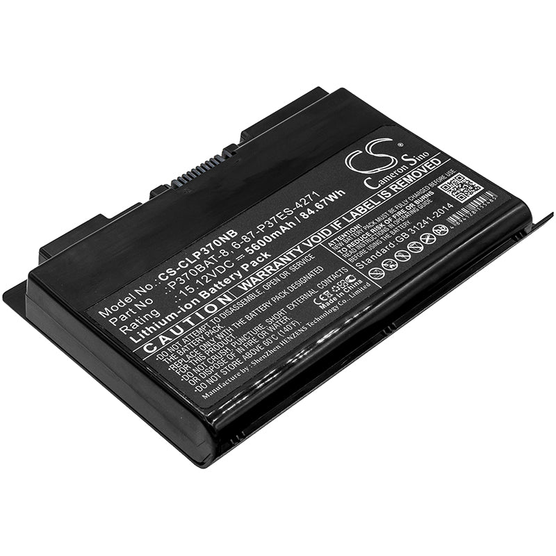 Replacement Battery for Clevo | Terrans Force | Sager | Schenker P370SM3 – Notebook, Laptop – 5600mAh / 15.12V - image 1
