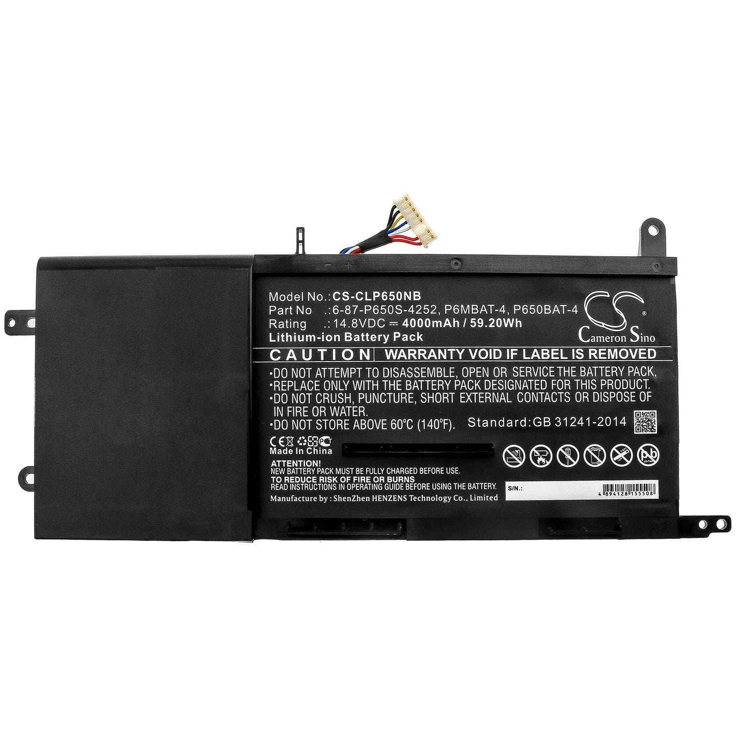 Replacement Battery for Nexoc | Advent | Terrans Force | Sager | Thunderobot | Clevo | Schenker | Eurocom | Hasee G734II – Notebook, Laptop – 4000mAh - image 3