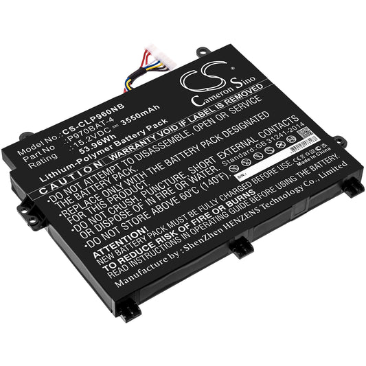 Replacement Battery for Sager | Medion | Schenker | Mifcom | Clevo NP8955(P955ER) – Notebook, Laptop – 3550mAh / 15.2V