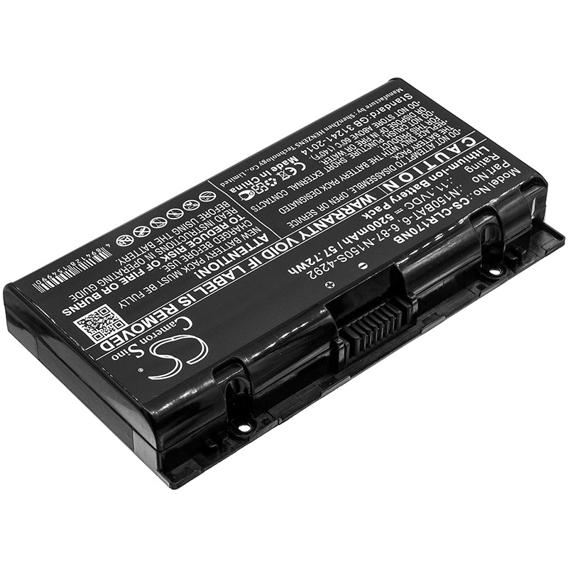 Replacement Battery for Clevo N170RD – Notebook, Laptop – 5200mAh / 11.1V - image 2