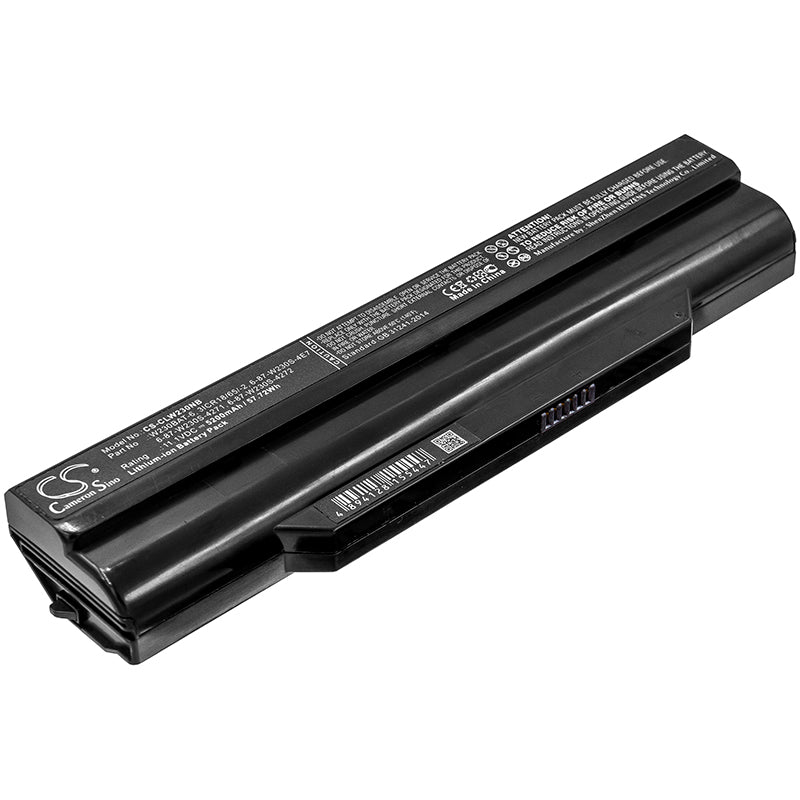 Replacement Battery for Hasee | Schenker | Terrans Force | Clevo | Sager CW23S05 – Notebook, Laptop – 5200mAh / 11.1V - image 1