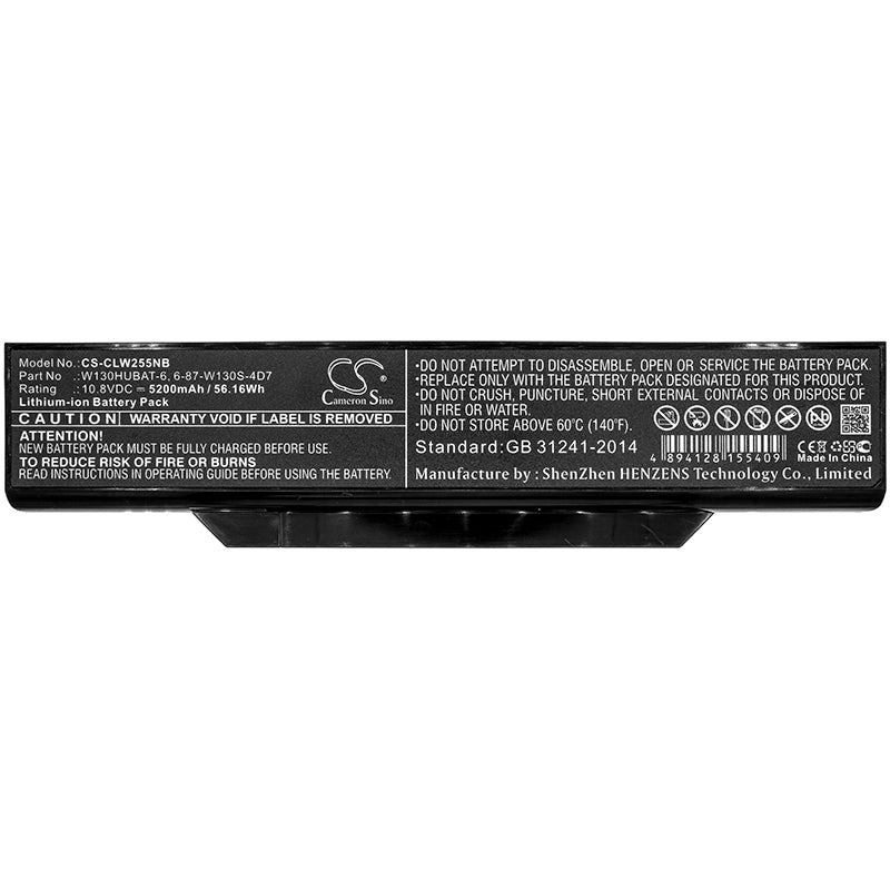 Replacement Battery for Clevo W255CEW – Notebook, Laptop – 5200mAh / 10.8V - image 3