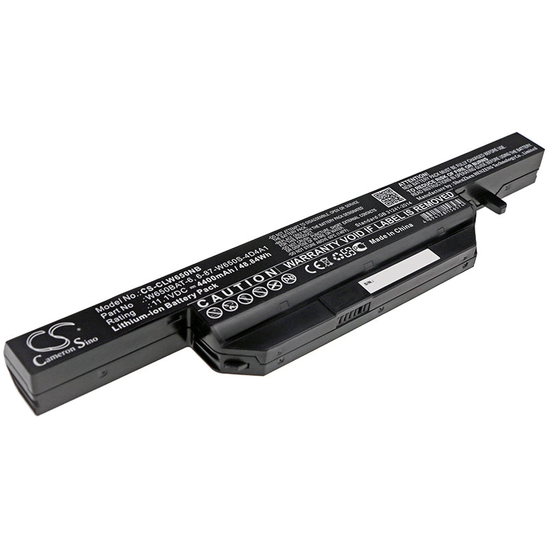 Replacement Battery for Gateway | Schenker | Clevo | Gigabyte | Thunderobot | Hasee | Sager P15F R7 – Notebook, Laptop – 4400mAh / 11.1V - image 1