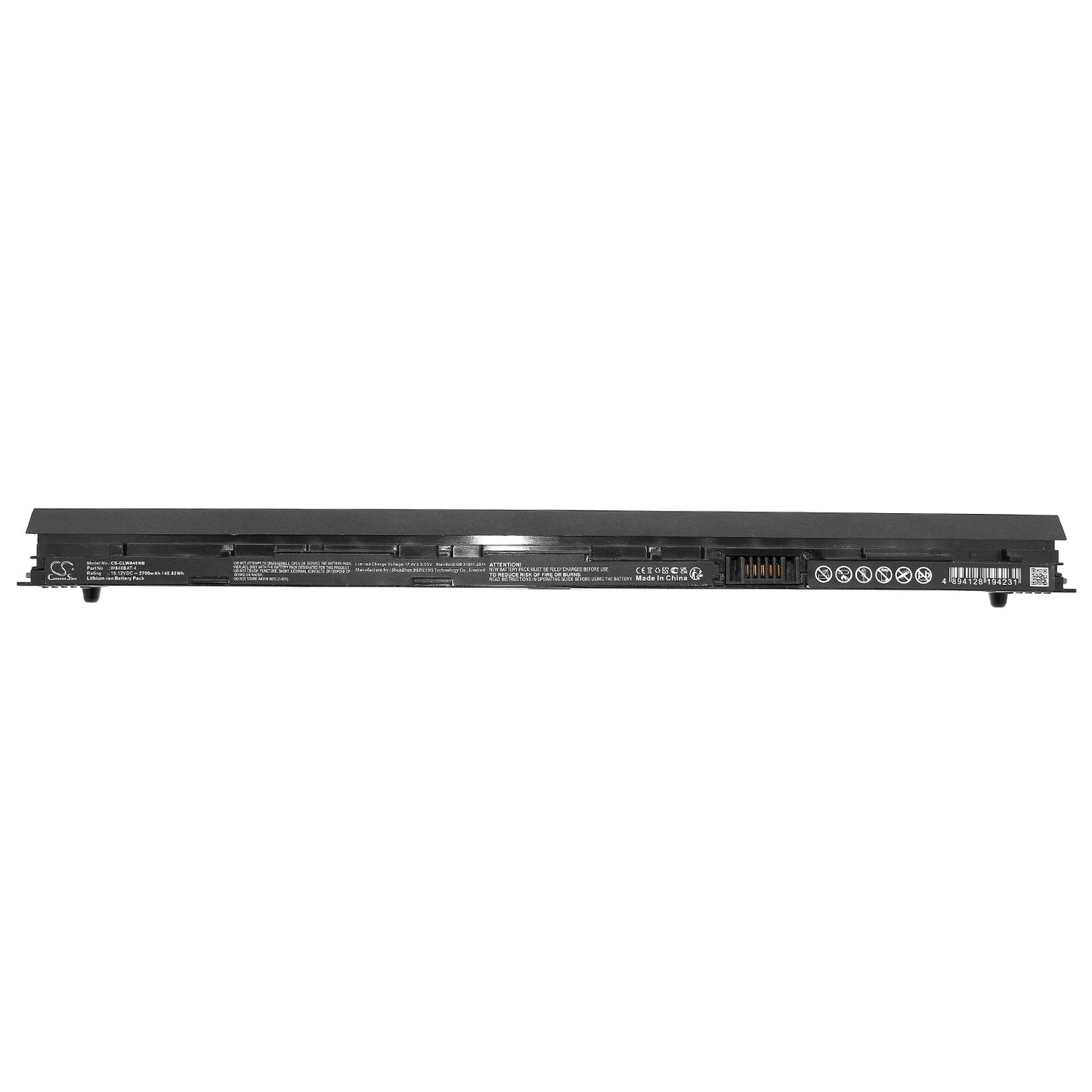 Replacement Battery for Schenker  S405 – Notebook, Laptop – 2700mAh / 40.82Wh / 15.12V