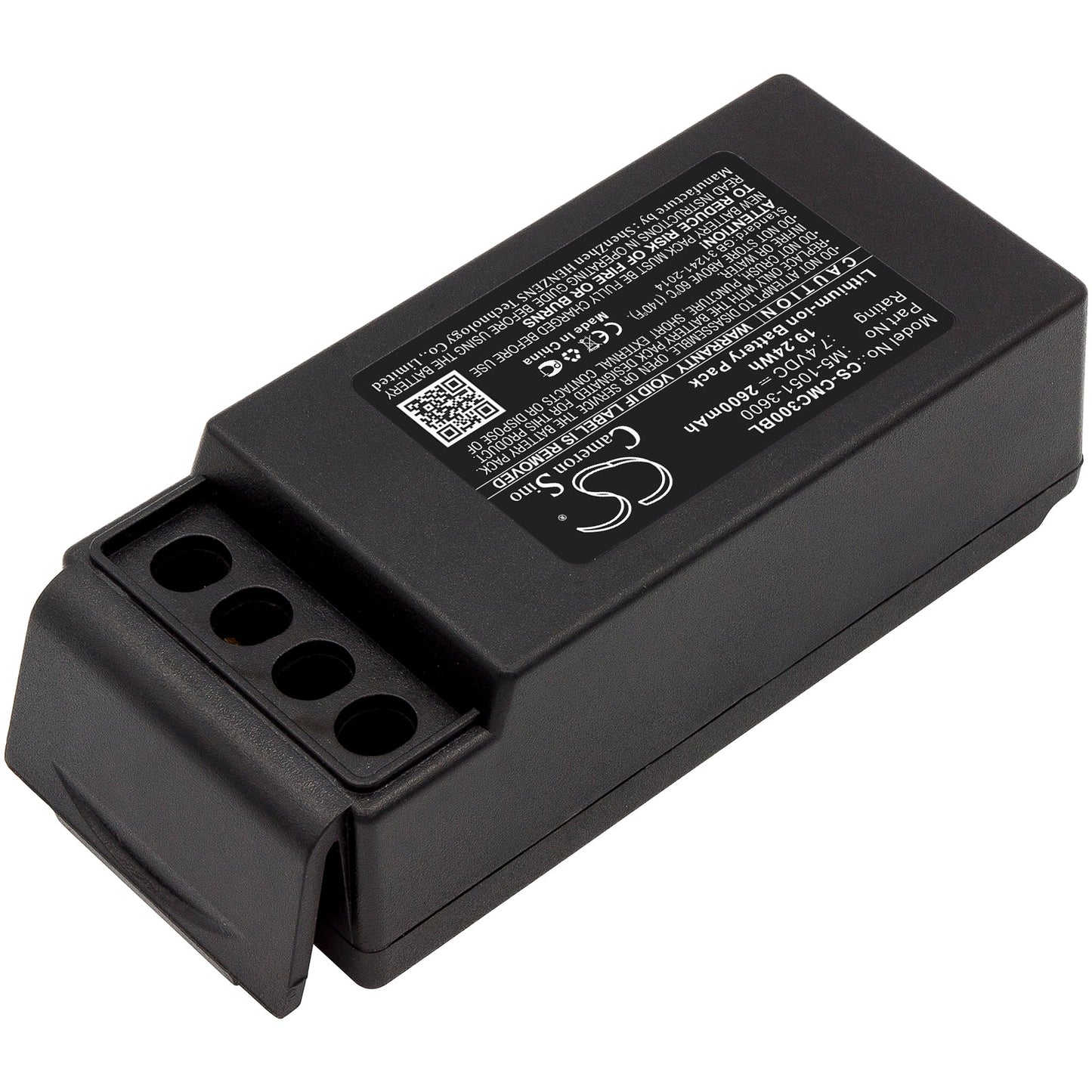 Replacement Battery for Cavotec  M9-1051-3600 EX – Crane Remote Control – 2600mAh / 19.24Wh / 7.4V
