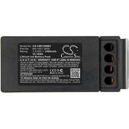 Replacement Battery for Cavotec  M9-1051-3600 EX – Crane Remote Control – 3400mAh / 25.16Wh / 7.4V