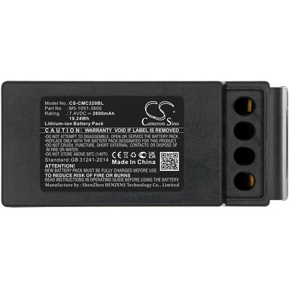 Replacement Battery for Cavotec  M9-1051-3600 EX – Crane Remote Control – 2600mAh / 19.24Wh / 7.4V