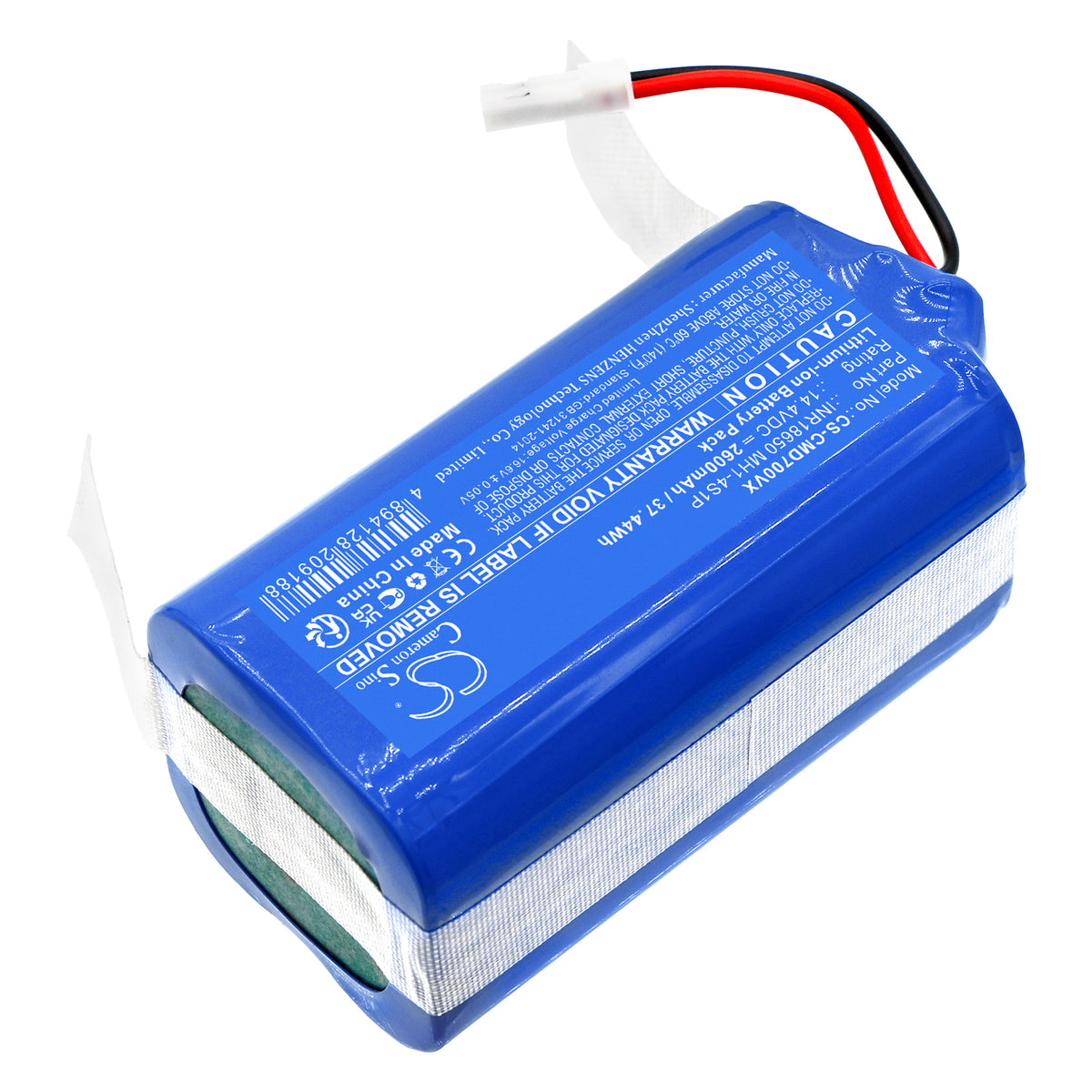 Replacement Battery for CleanMate | Salente | Infinuvo LDS700 – Vacuum – 2600mAh / 14.4V