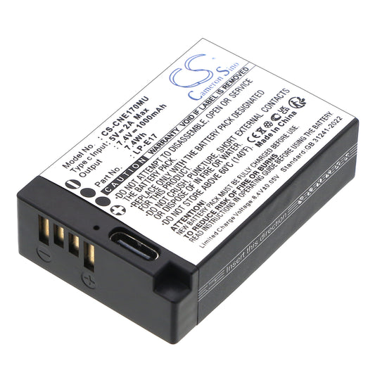 Replacement Battery for Saramonic | Canon VmicLink5 RX+ – Camera – 1000mAh / 7.4V
