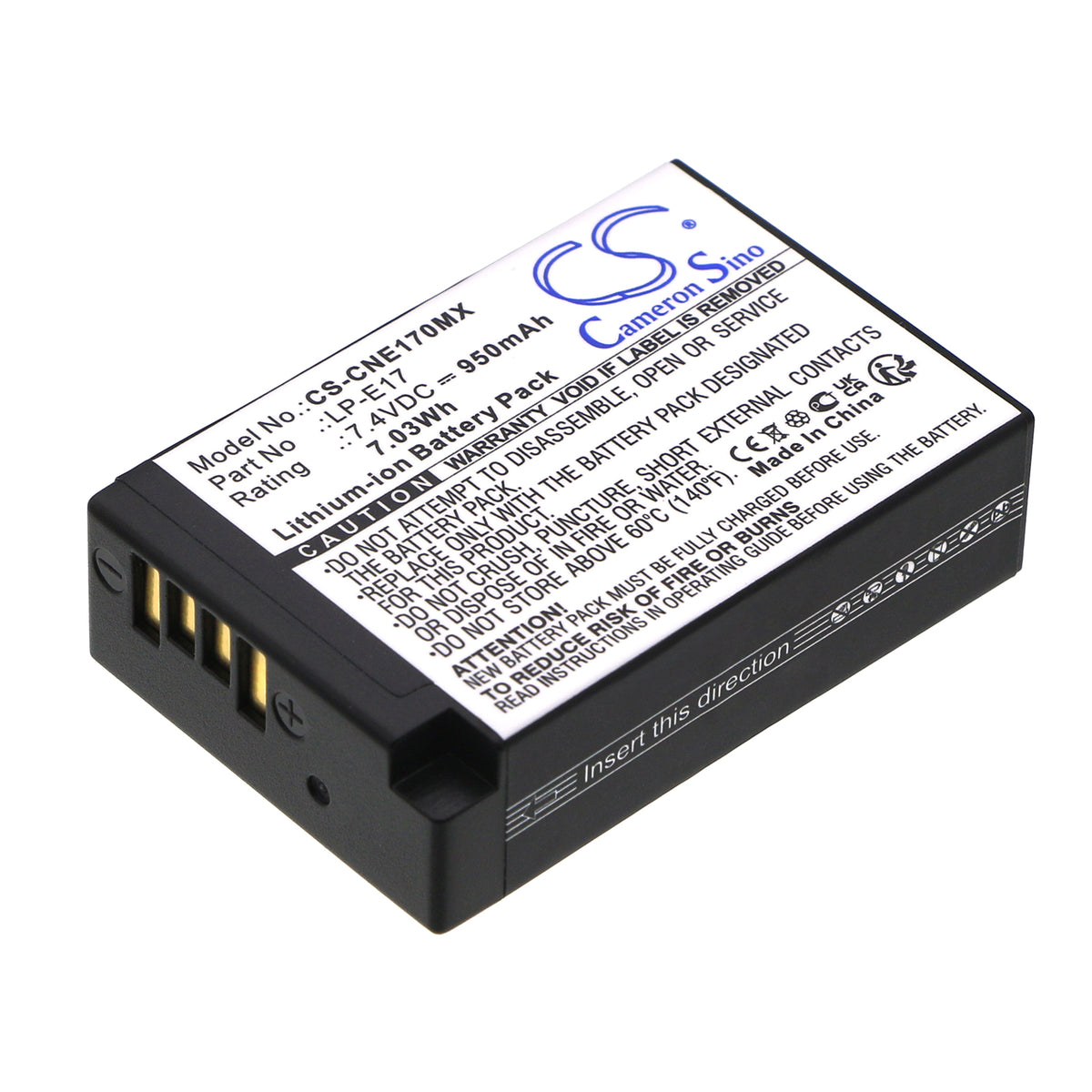 Replacement Battery for Canon | Saramonic EOS Kiss X8i – Camera – 950mAh / 7.4V