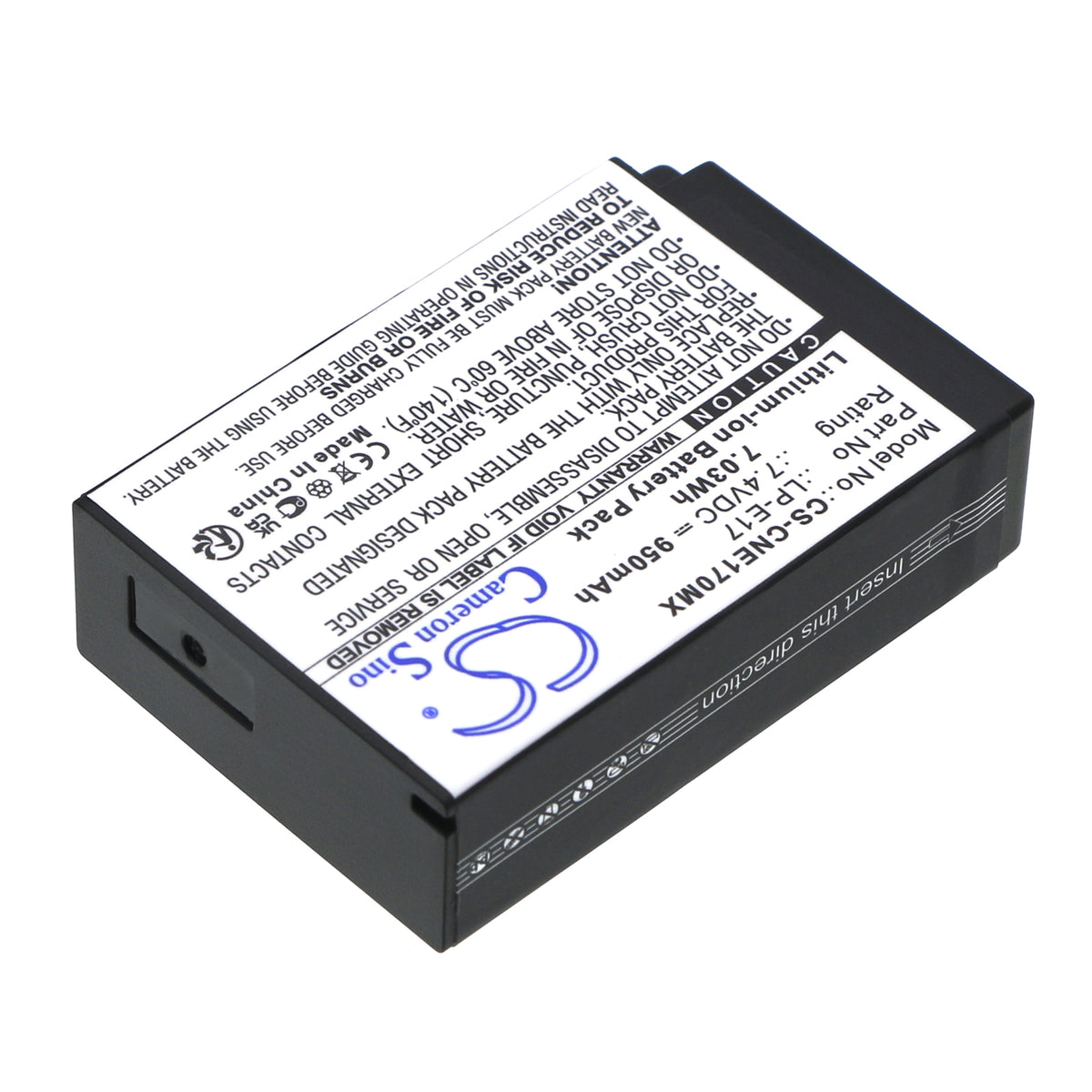 Replacement Battery for Canon | Saramonic EOS Kiss X8i – Camera – 950mAh / 7.4V