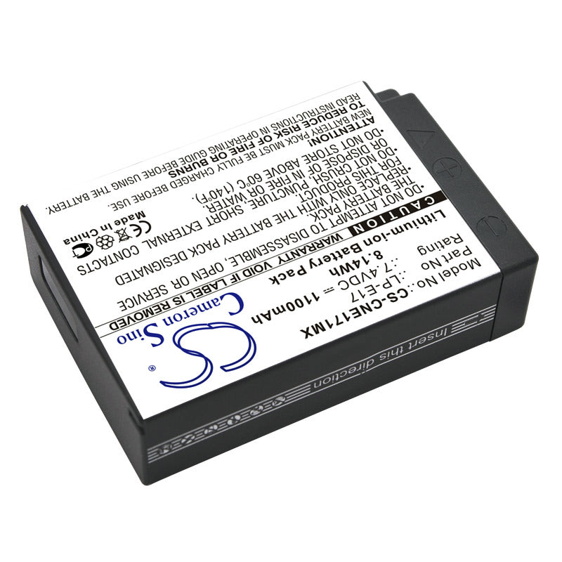 Replacement Battery for Saramonic | Canon VmicLink5 RX+ – Camera – 1100mAh / 7.4V