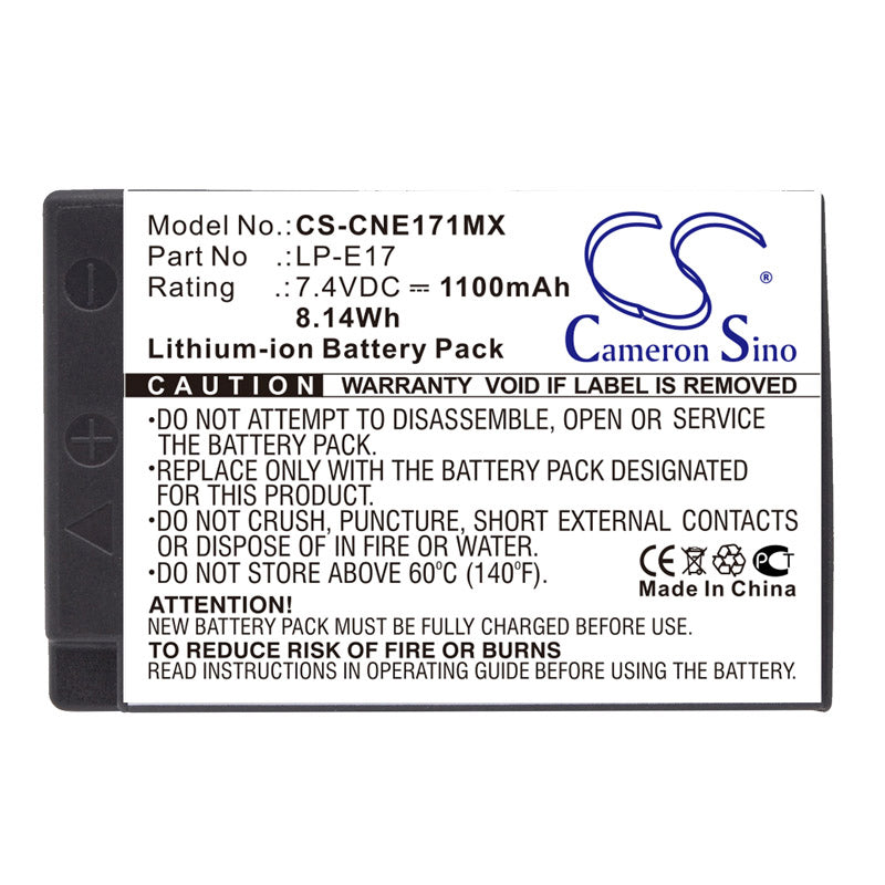 Replacement Battery for Saramonic  VmicLink5 RX+ – Camera – 1100mAh / 8.14Wh / 7.4V