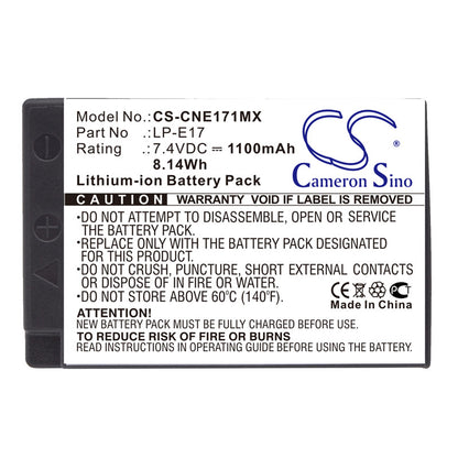 Replacement Battery for Saramonic | Canon VmicLink5 RX+ – Camera – 1100mAh / 7.4V