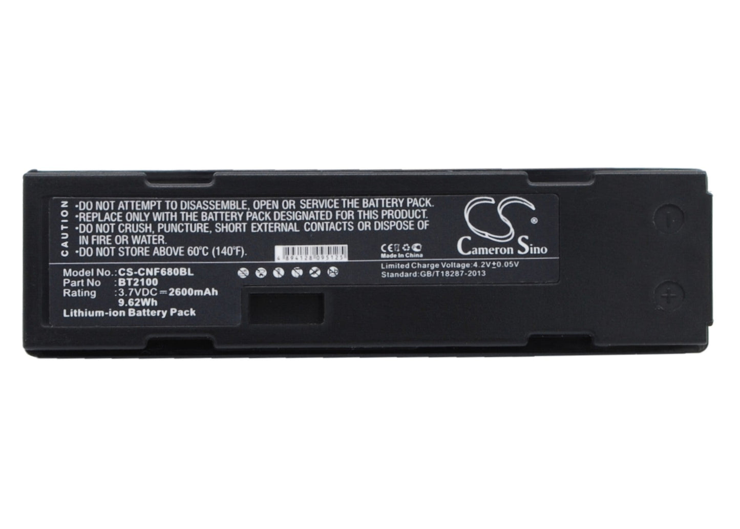 Replacement Battery for Cognex  Dataman 8000 – Barcode Scanner – 2600mAh / 9.62Wh / 3.7V