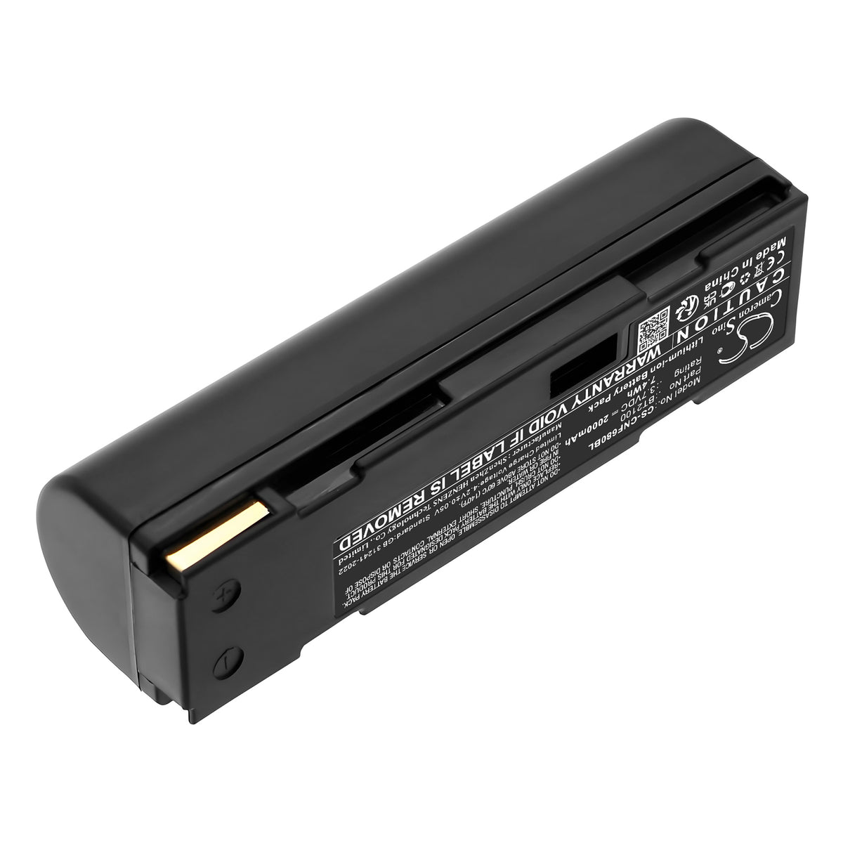 Replacement Battery for ZEBEX | Cognex | CINO Z-3190BT – Barcode Scanner – 2000mAh / 3.7V