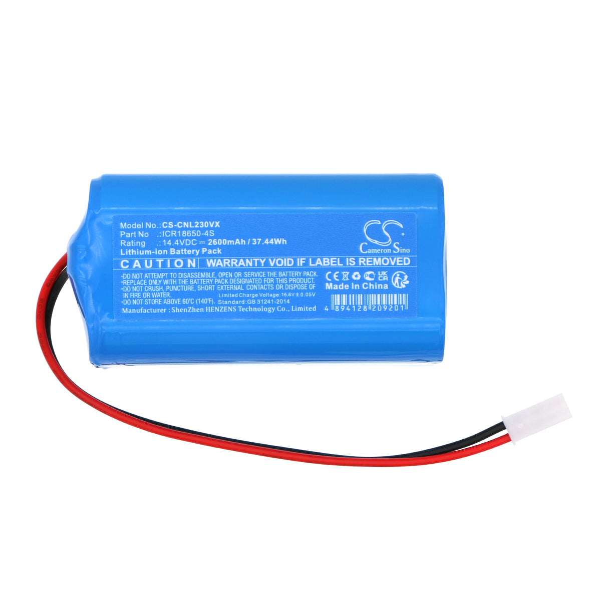 Replacement Battery for Ikohs Create Netbot S23 – Vacuum – 2600mAh / 14.4V