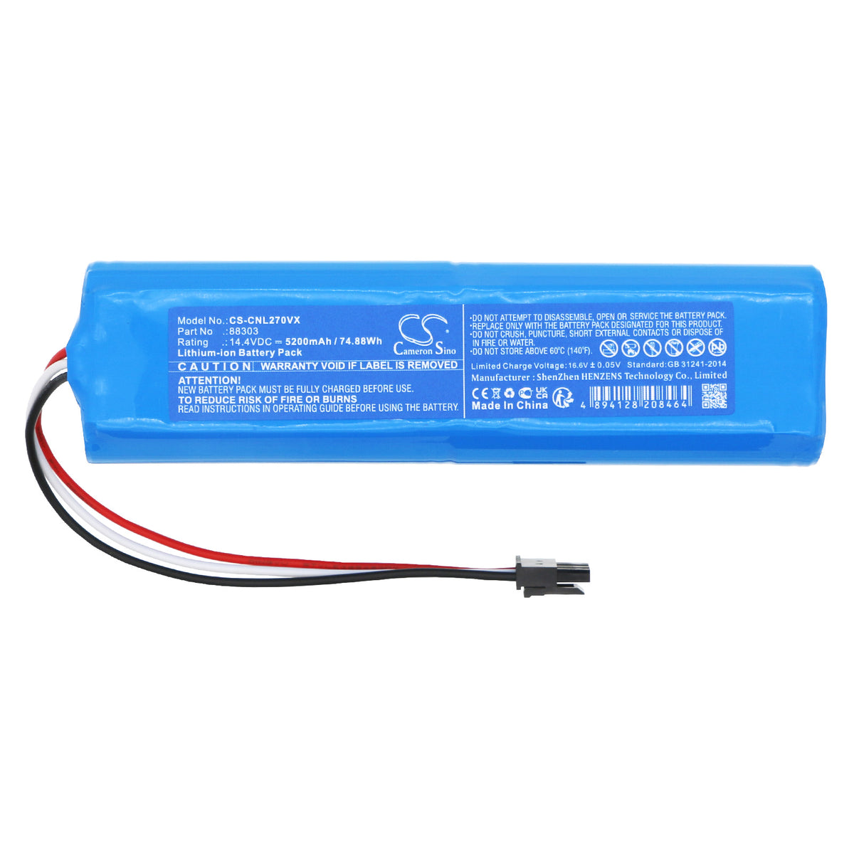 Replacement Battery for Ikohs Create Netbot LS23+ – Vacuum – 5200mAh / 14.4V