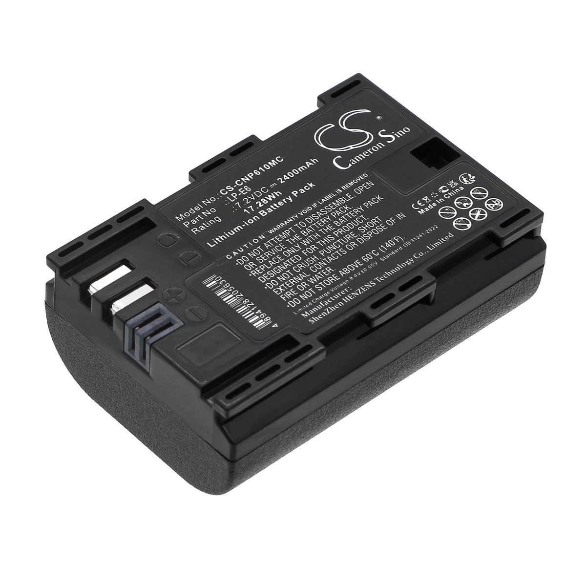 Replacement Battery for Canon | Tether Tools EOS 5D Mark II – Camera – 2400mAh / 7.2V