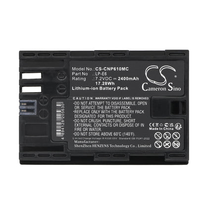 Replacement Battery for Canon | Tether Tools EOS 5D Mark II – Camera – 2400mAh / 7.2V