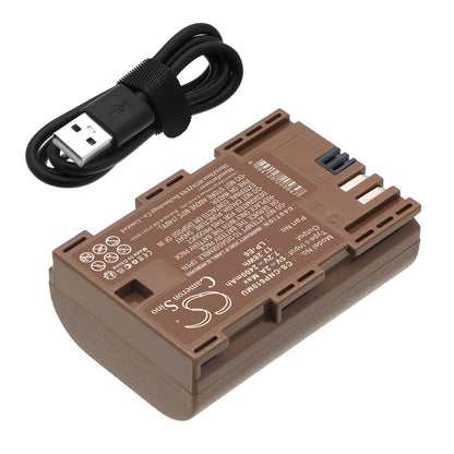 Replacement Battery for Canon | Tether Tools EOS 5D Mark II – Camera – 2400mAh / 7.2V
