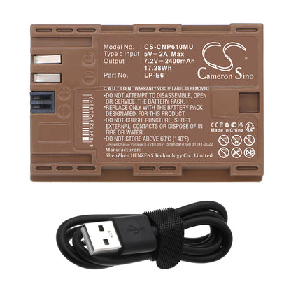 Replacement Battery for Canon | Tether Tools EOS 5D Mark II – Camera – 2400mAh / 7.2V