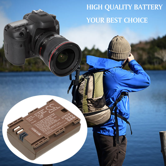 Replacement Battery for Canon | Tether Tools EOS 5D Mark II – Camera – 2400mAh / 7.2V