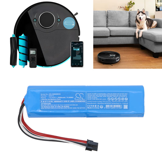 Replacement Battery for Cecotec | Karcher Conga 8090 Ultra – Vacuum – 5200mAh / 14.4V