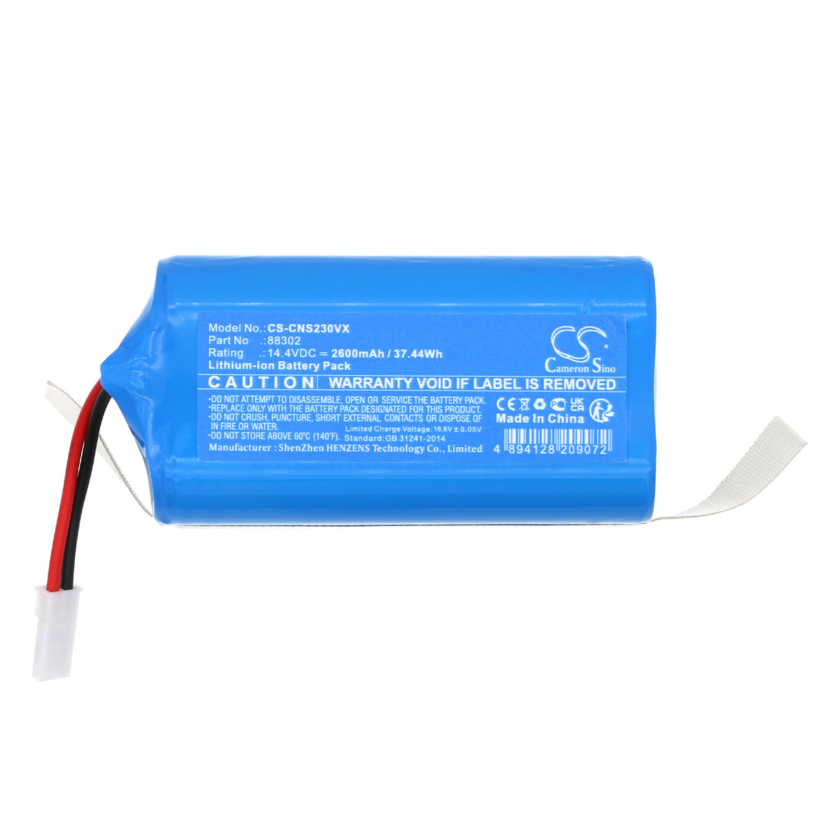 Replacement Battery for Ikohs Create Netbot LS23 – Vacuum – 2600mAh / 14.4V