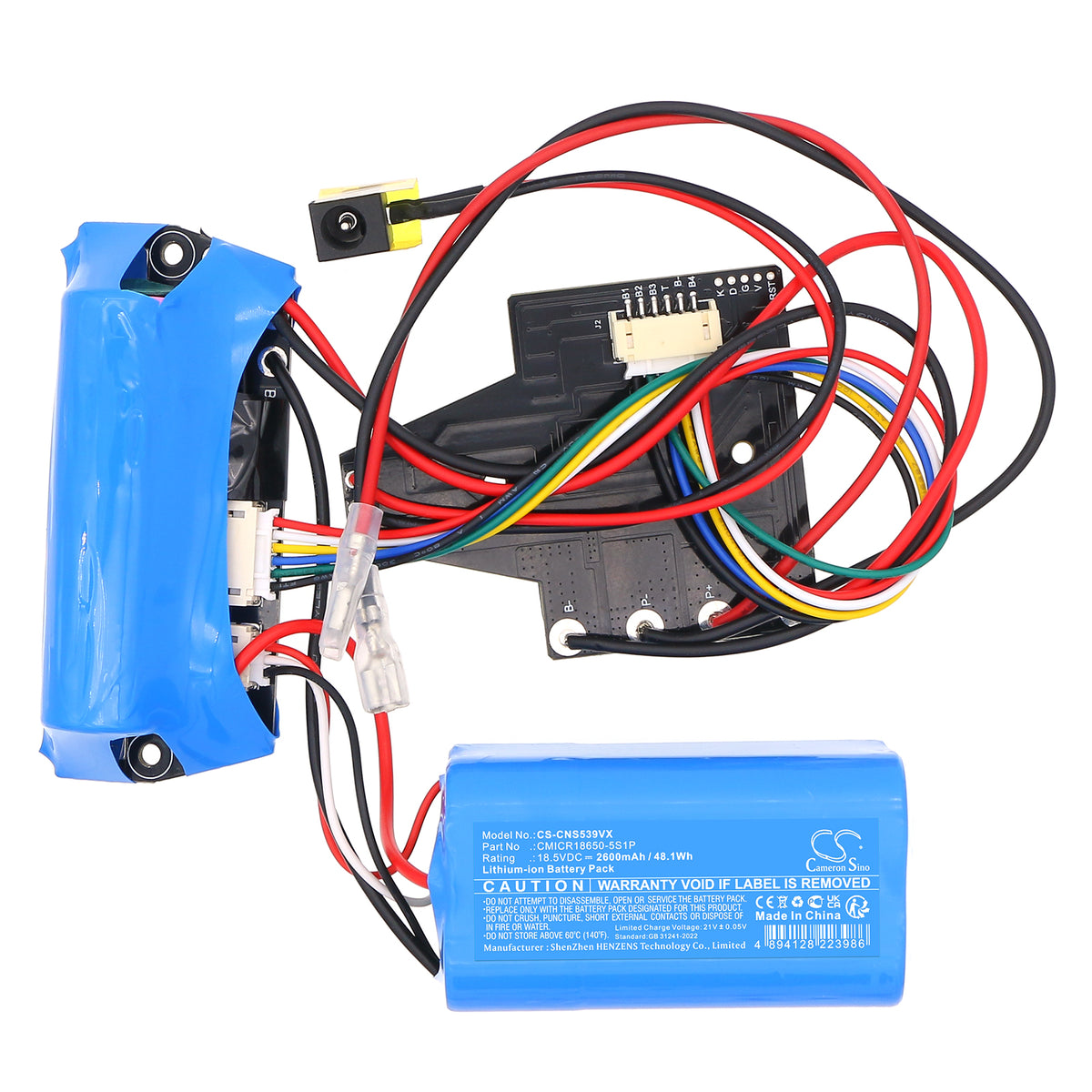 Replacement Battery for Cecotec 05539 – Vacuum – 2600mAh / 18.5V
