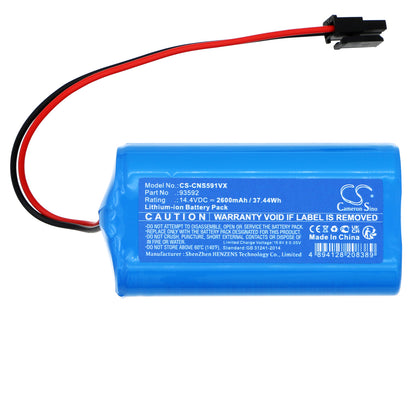 Replacement Battery for Laresar | Coredy | Cecotec | Honiture | Deenkee | Kyvol | Bagotte Mars01 – Vacuum – 2600mAh / 14.4V